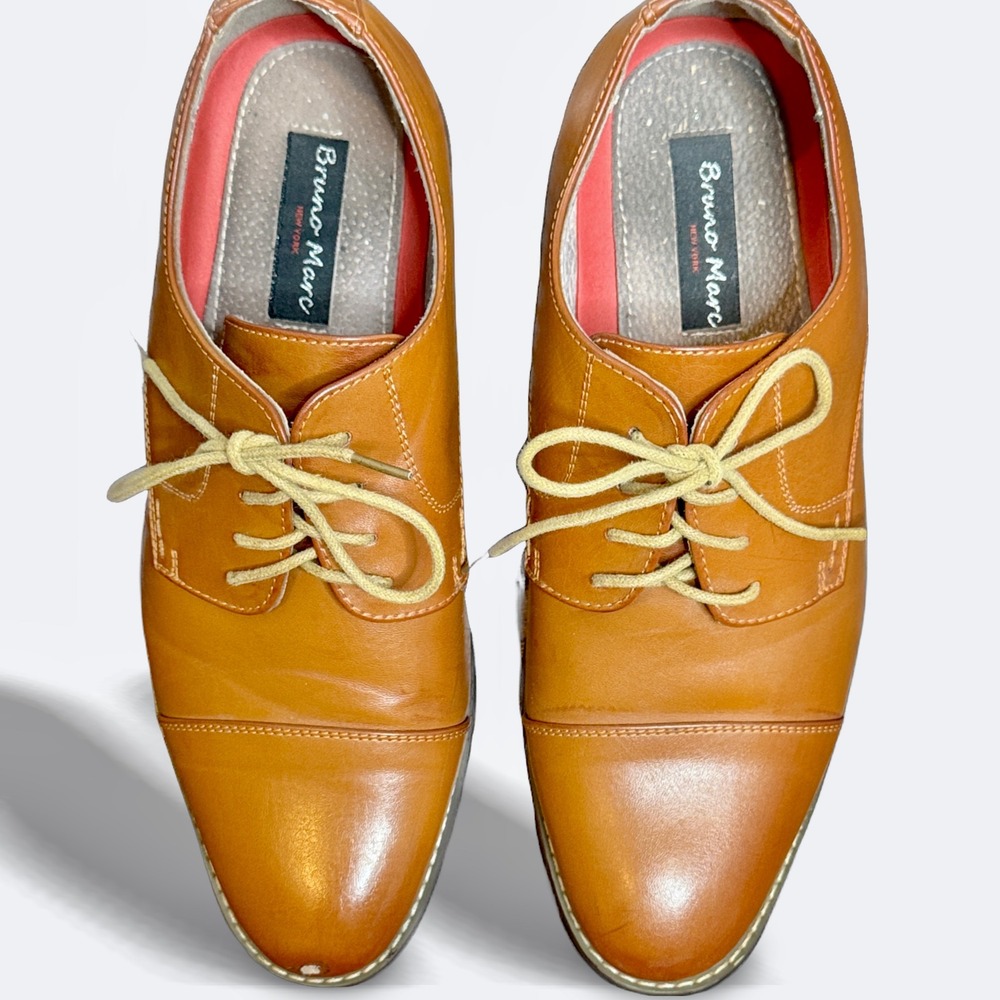Bruno Marc‎ Oxford Dress Shoes PRINCEWIDE Mens Cap Toe Size 11W